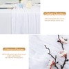 10 Pack 10Ft White Cheesecloth Table Runner Boho Romantic Gauze