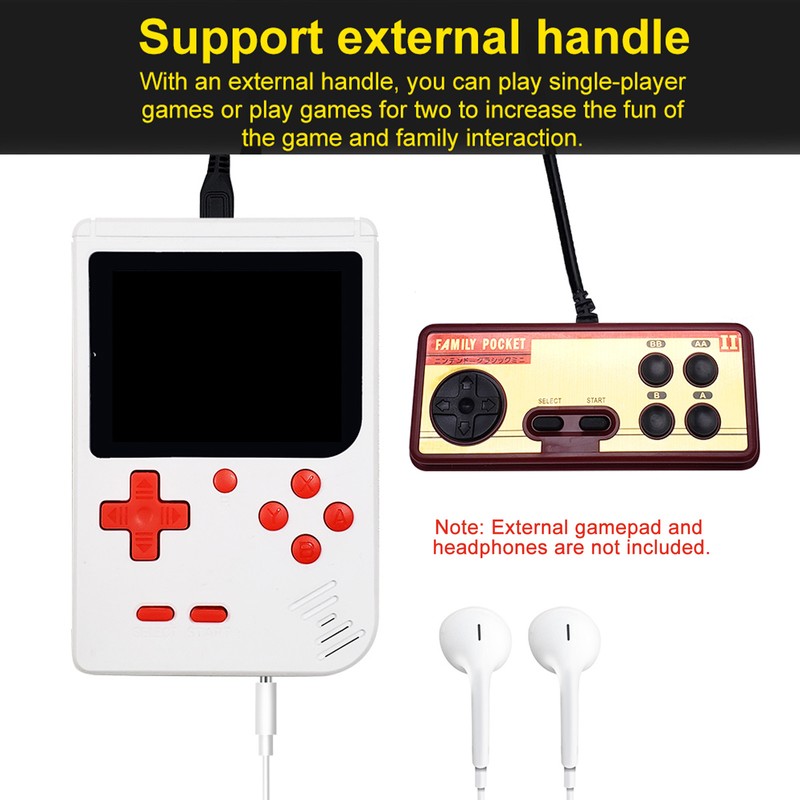 Handheld Game Console 400 Games Portable Game Player 3.0-inch Screen