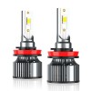 CHUSYYRAY 6X 6500K LED Headlight Hi/Lo Beam+Fog Light Bulbs For