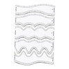 Frediuo 5X Wave Rulers Quilting Rulers DIY Quilting for Machine