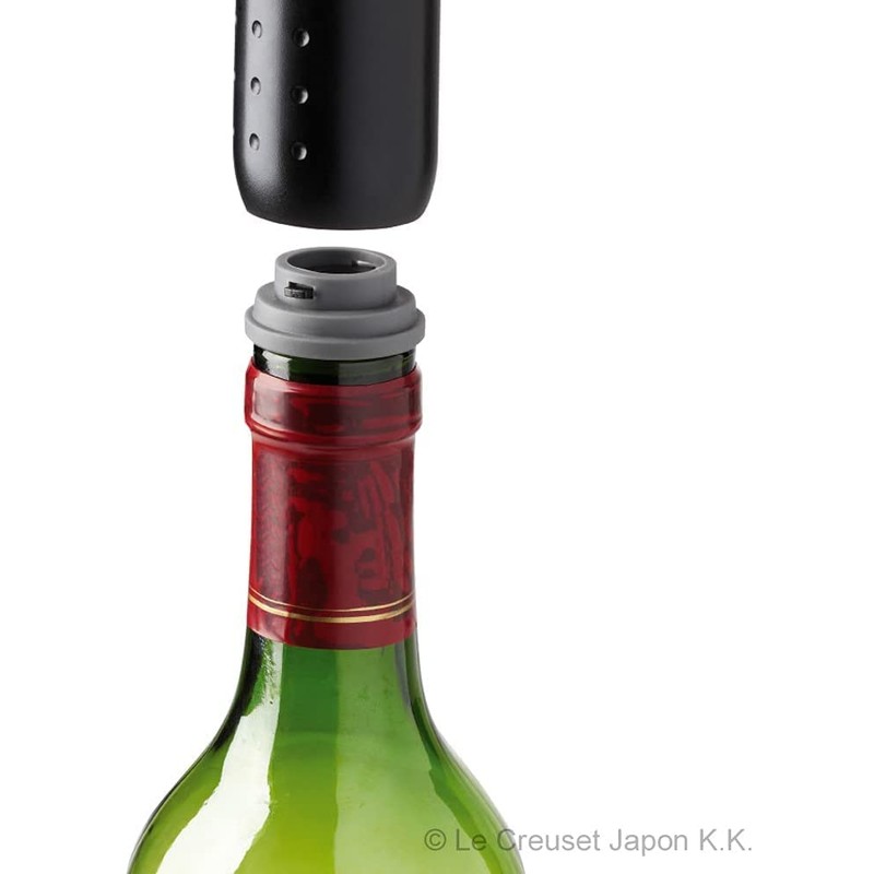 Le Creuset WA137 Wine Pump, Black, Beaujolé Nouveau
