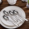 KEAWELL Premium 20/45/65 Piece Louis Hammered Silverware Set with Squared