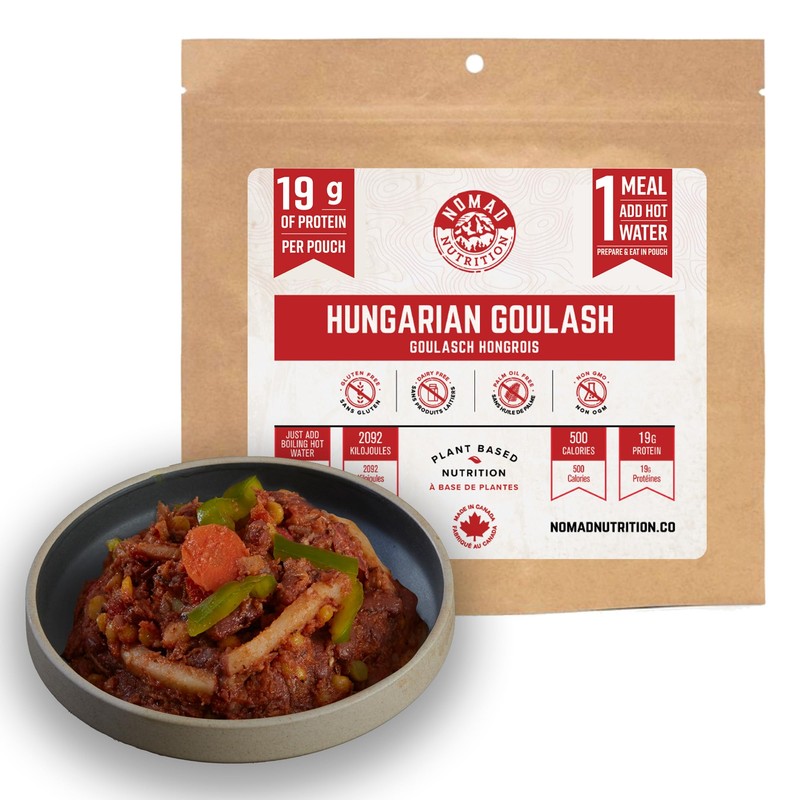 Nomad Nutrition Hungarian Goulash | Instant Freeze Dried Backpacking &