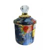 MacKenzie Black Flower Market Demi Canister Brand New