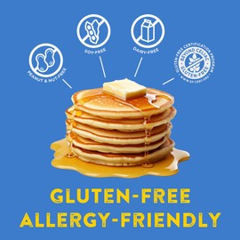 Kinnikinnick - Pancake & Waffle Mix - Gluten Free, Allergy Friendly Vegan Pancake and Waffle Mix - 16 oz. Boxes - 6 Pack