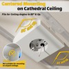 Dremica Ceiling Fan Box, 14.5 Cubic-inches Adjustable Fan and Light