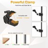 Mic Crab Clamp Microphone Mount, Desk Pipe Pole Clamp Mic