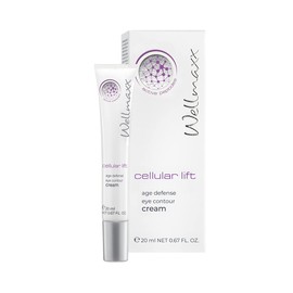 WELLMAXX cellular lift age defense eye contour cream – Pflegende Augencreme, hocheffektiv & straffend bei Fältchen, für jeden Hauttyp geeignet, leichte Textur, 20 ml