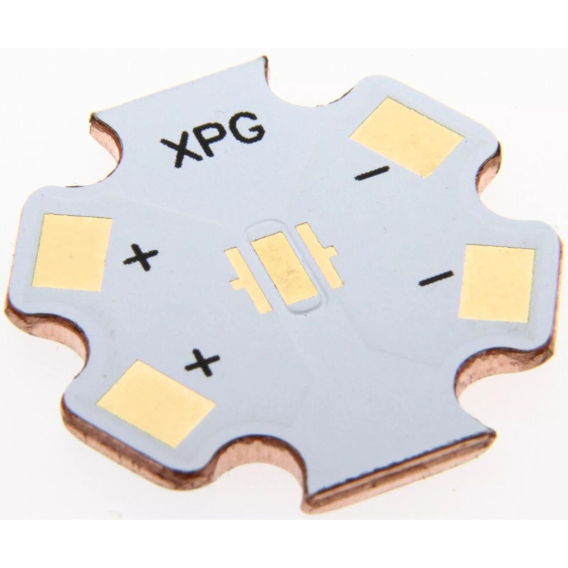 SinkPad Copper LED PCB direct thermal path for Cree XML,