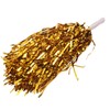 Oidnvay 24pcs Cheerleading Pom Poms Metallic Foil Cheer Pom Poms