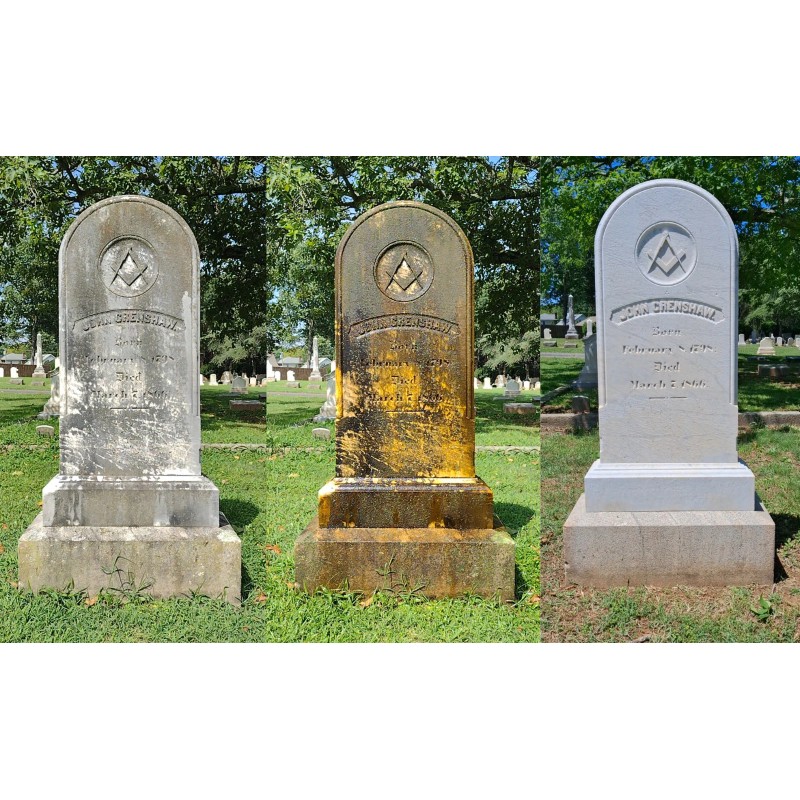 Endurance Gravestone & Monument Cleaner - 2 Quarts (Spray Bottles)