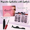 [10 Pairs] Magnetic Eyelashes and Eyeliner Kit, Reusable Magnetic Lashes