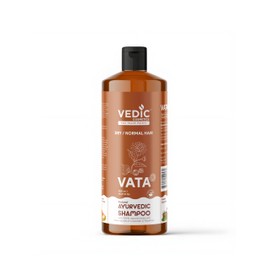 Vedic Vata Natural Ayurvedic Shampoo for Dry/Normal Hair, Lavender and Rosemary, 16.90 Fl Oz