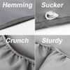 Suction Cup Refrigerator Double Side Caddy Organizer，Dorm and office Over