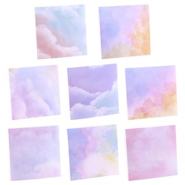 600 Pcs Sticky Note Pads Self Adhesive Notes Watercolor Sticky Notes Multicolor Post It Notes Gradient Note Pads for Students Teachers Gift