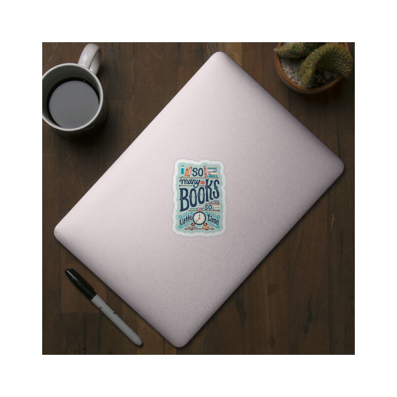 TinyThread So Many Books So Little Time Quote Phrase Vinyl