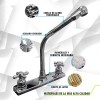 Prez Grifo Mezcladora Fregador Llave Acero Inoxidable Sp-80021