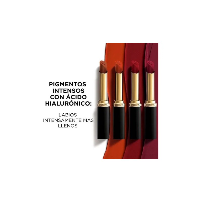 Labial Color Riche Intense Volume Matte L'oréal Paris Acabado Mate