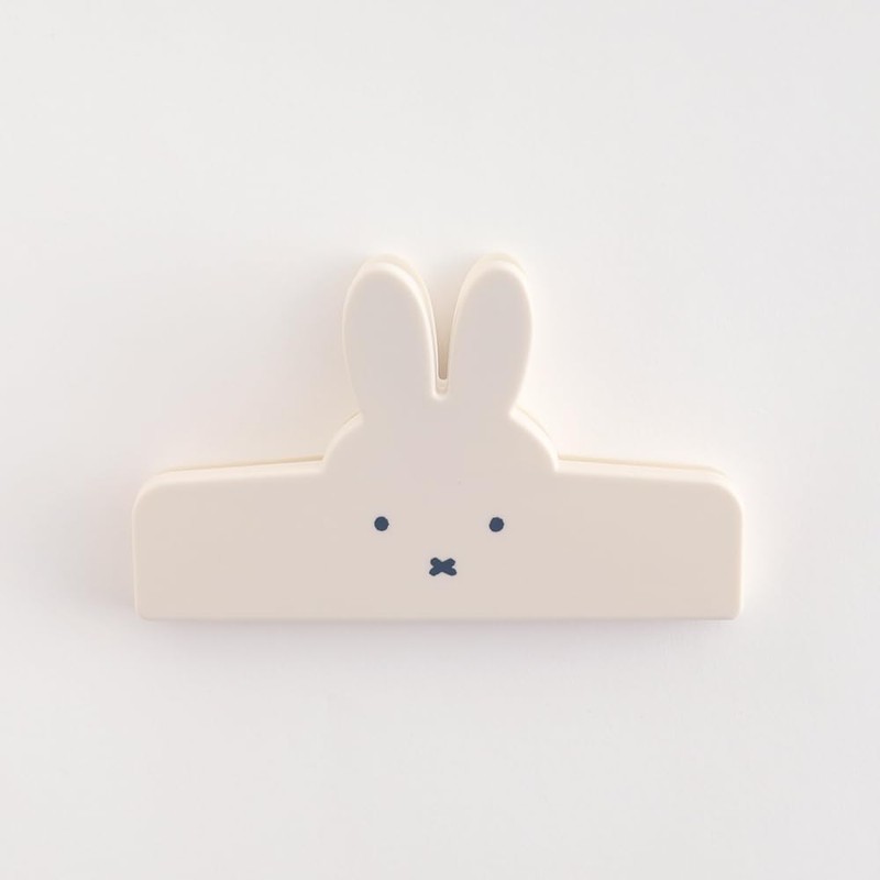 Green Flash Miffy Face Clip, Beige BM-378