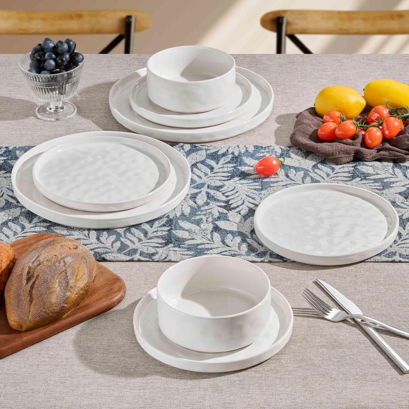 Herogo 24 Pieces Dinnerware Sets for 8, Dishes Plates and
