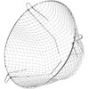 SPARES2GO Universal Stainless Steel Terminal Guard Round Boiler Flue Cage