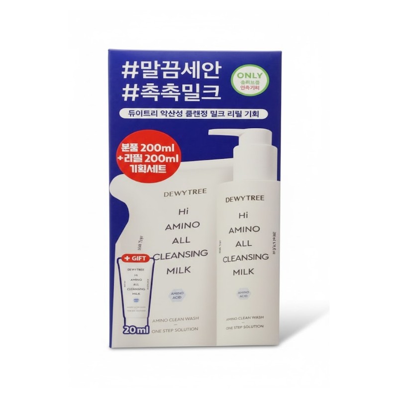 Deweytree High Amino All Cleansing Milk Large Capacity Refill Special
