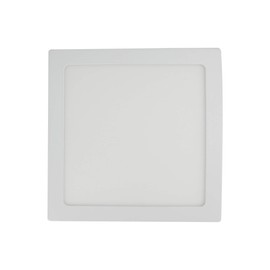 Sanelec 1298 Lámpara Cuadrada de Sobreponer, 18 W, Luz Fría