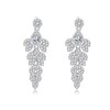RoseJeopal Sterling Silver 925 Stud Earrings Hanging for Women, Long