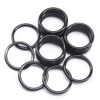 20PCS O Ring Buckle electroplated Zinc Alloy O-Rings Tone for