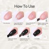 BORN PRETTY Gel Nail Top Coat, Base Coat, 0.5 fl