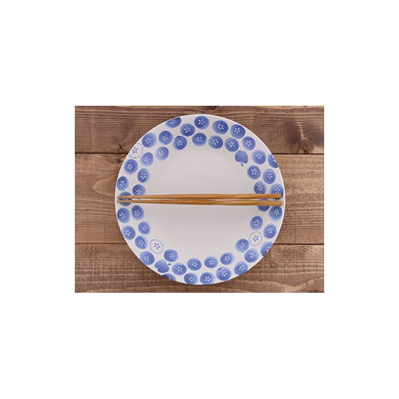 Tableware East Deep Plate, 9.4 inches (24 cm), Fruit Apple
