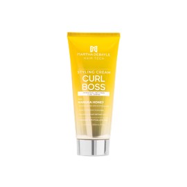 MARTHA DEBAYLE HAIR TECH. CURL BOSS STYLING CREAM. Crema para peinar para cabello chino y ondulado. Control frizz. Con miel de manuka. Sin parabenos