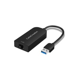 CableCreation 2.5G Ethernet to USB Adapter, USB 3.0 Gigabit LAN Dongle,Wired Network to USB Convertor, Latest Internet rj45 to USB Adapter, for MacBook Windows 10,8.1, macOS X 10.6-10.15, Black