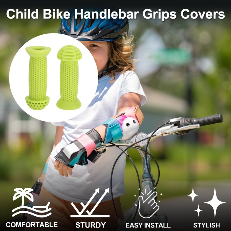 TUCKBOLD Child Bike Handlebar Grips Covers 100mm Long Soft |