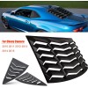 Camoo 3pcs Rear & Side Window Louvers Sun Shade Scoop