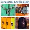 2 Pack TSA Approved Travel Luggage Locks, Combination Lock Alloy