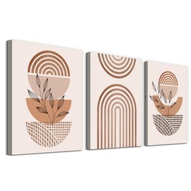 DZRWUBHS Boho Wall Decor Living Room Canvas Wall Art For Bedroom Wall Decorations For Office Decor Abstract Line Wall Inspiration Paintings Artwork Room Wall Pictures Modern Home Decor 16x24 3 Set