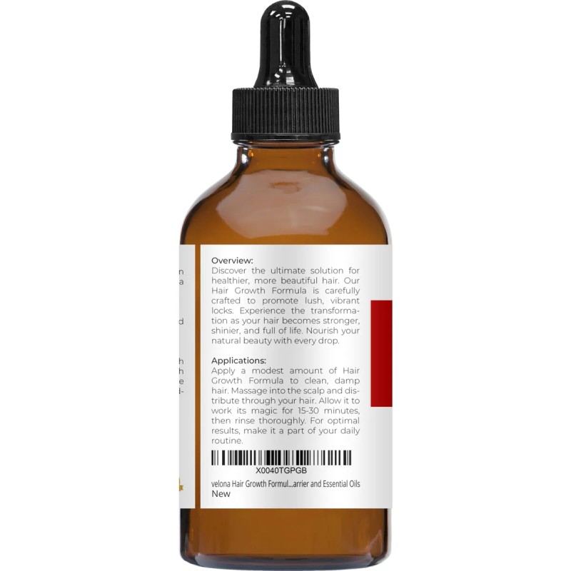 Fórmula Para El Crecimiento Del Cabello Velona 120 Ml Con