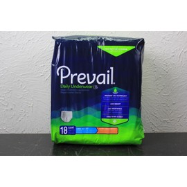 Prevail Daily Disposable Underwear Large PV-513 Extra 18 Ct 44-58” New