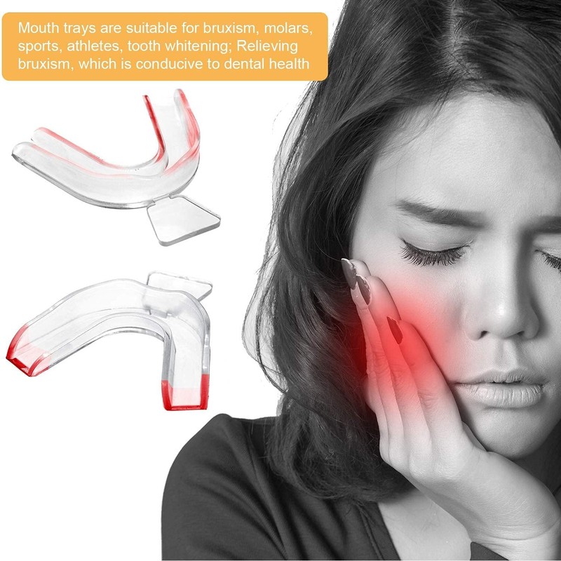 8 Pieces Teeth Whitening Mouth Trays Thermoplastic Teeth Trays Thermoforming