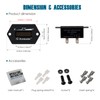 Runleader 36V Battery Fuel Gauge Meter,Battery Level Meter,Lead Acid Battery