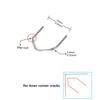 Ruimou Automotive Plastic Bumper Repair Machine Welding Clips (500pcs x