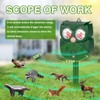 2 Pack Cat Repellent Outdoor, Waterproof Solar Ultrasonic Animal Repellent,