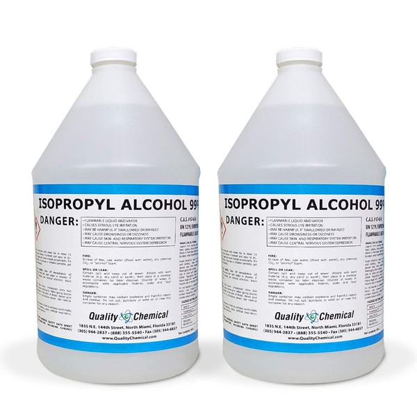 Isopropyl Alcohol Grade 99% Anhydrous (IPA)-2 Gallon case
