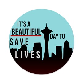 2X Sticker Set - Beautiful Day to Save Lives - for Phone Grip Stent Cell Phones Tablets (Stickers Only)