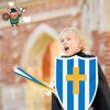 Motionchic 12 Sets DIY Shield Kit for Kids 15.8"x22.8" Cardboard