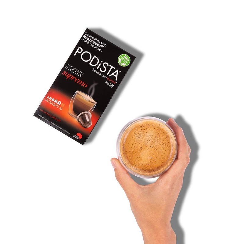 Nespresso Compatible Supremo Coffee Pod Intensity 10/10 Australian Roasted &