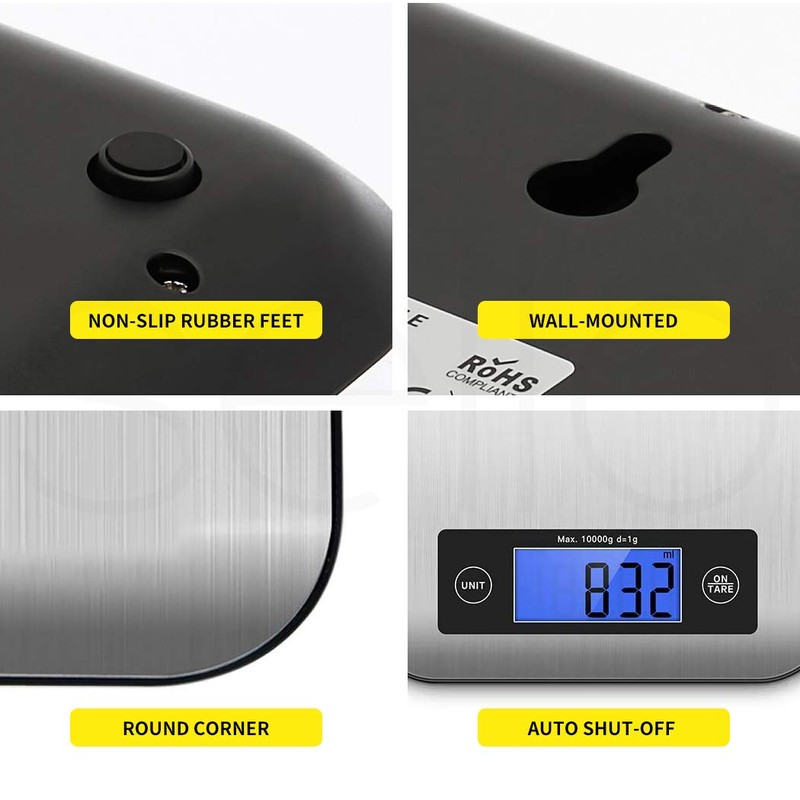 10kg/1g Kitchen Digital Scale LCD Electronic Balance Food Weight Postal