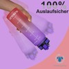 GLEKGLEK Trinkflasche Sport 1l Tritan Auslaufsicher für Fahrrad Fitness Sport
