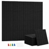 Corodo 48"x48" Large Felt Bulletin Board Tiles for Wall, 16